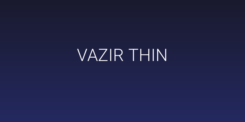 Vazir Thin Social Header