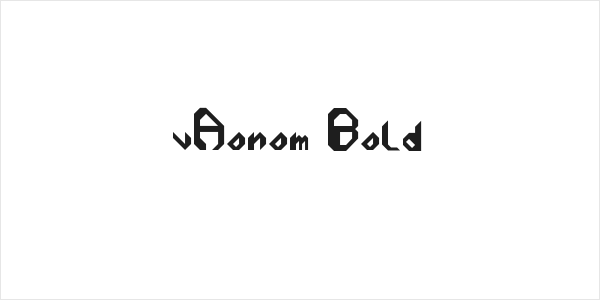 vAonom Bold Logo