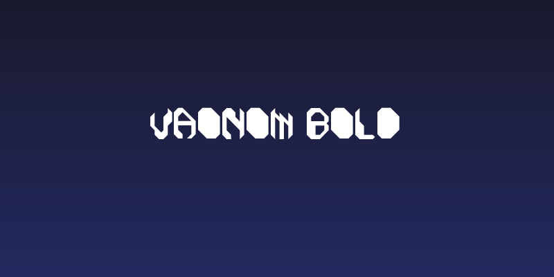 vAonom Bold Social Header