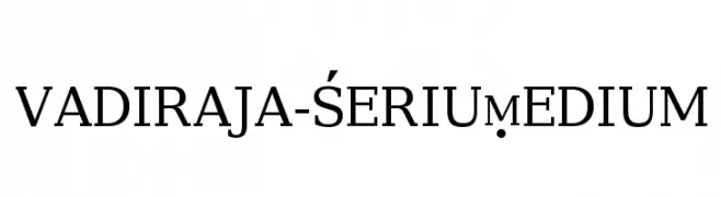 vadiraja-SerifMedium  免费字体下载
