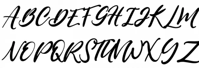vagnotie Font UPPERCASE