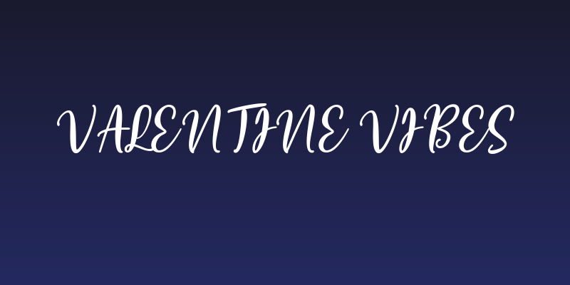 valentine vibes Social Header