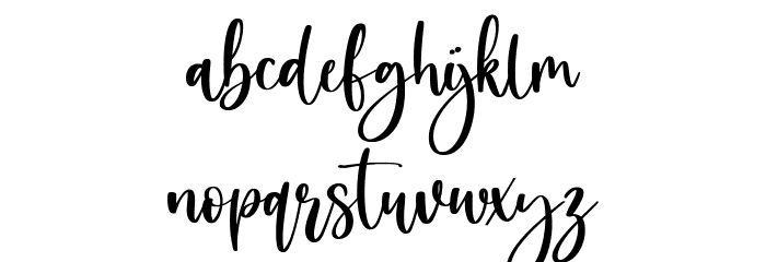 valerina Font LOWERCASE
