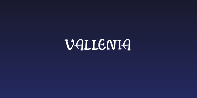 vallenia Social Header