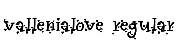 vallenialove-regular  Free Fonts Download