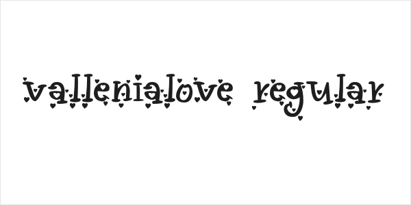 vallenialove-regular Logo