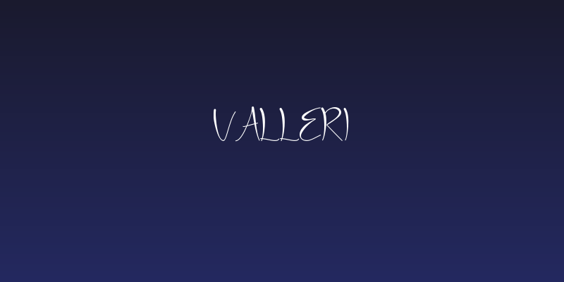 valleri Social Header