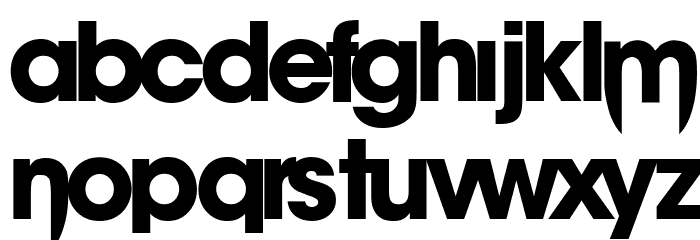 vampire Font LOWERCASE