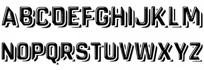vandervon Шрифта ВЕРХНИЙ