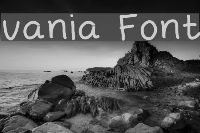 vania Font examples