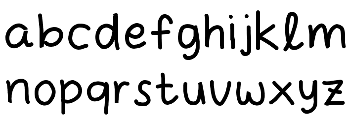 vania Font LOWERCASE