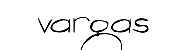 vargas Шрифта