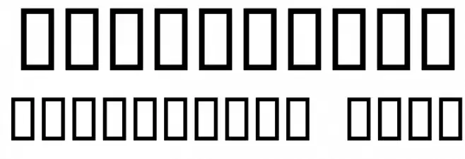 vargas Шрифта ДРУГИЕ символов