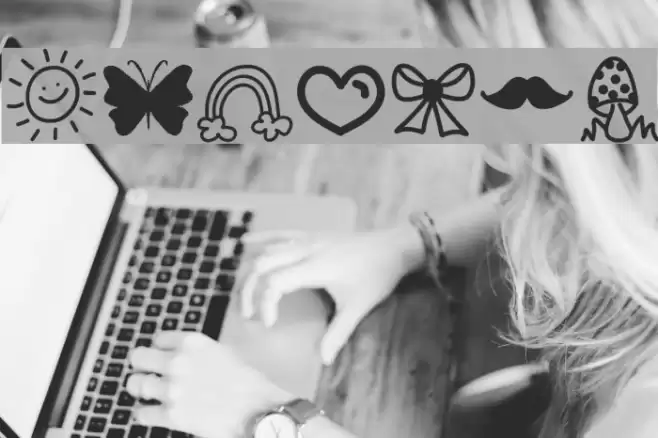 VBdings Schriftart examples