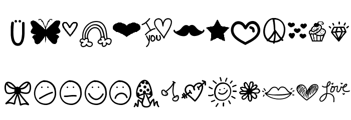VBdings Font LOWERCASE