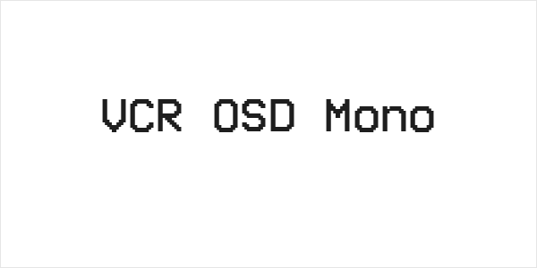 VCR OSD Mono Logo