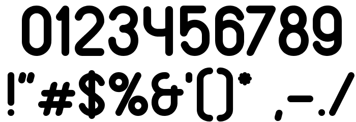 VDS Bold Font OTHER CHARS