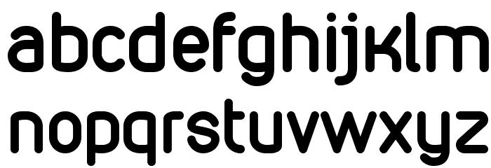 VDS Bold Font LOWERCASE