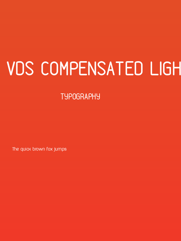 VDS Compensated Light Poster