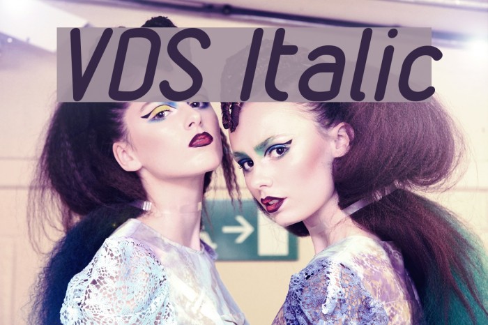 VDS Italic Font examples