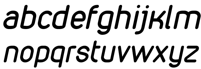 VDS Italic Font LOWERCASE