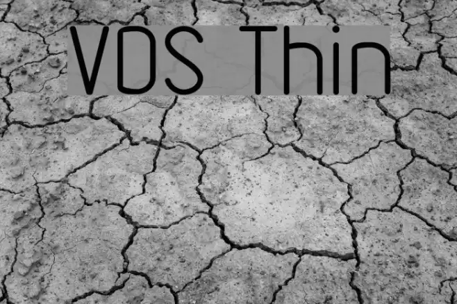 VDS Thin Font examples