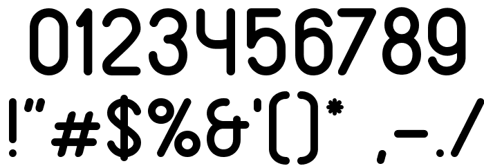 VDS Font OTHER CHARS
