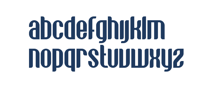 VE vastagurly Display Lowercase