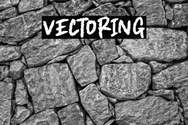 VECTORING Font examples