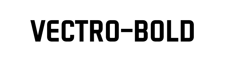 VECTRO-Bold  baixar fontes gratis