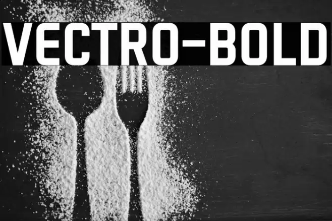 VECTRO-Bold Font examples