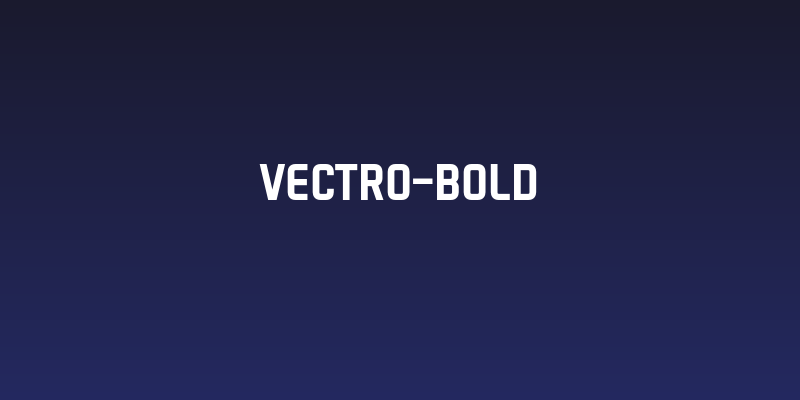 VECTRO-Bold Social Header