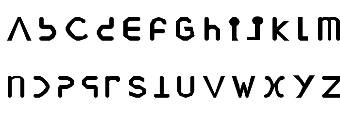 VEGESIGNES Bold Font LOWERCASE