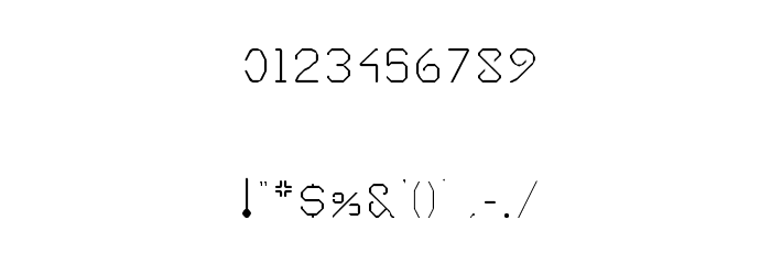 VEGESIGNES Regular Font OTHER CHARS
