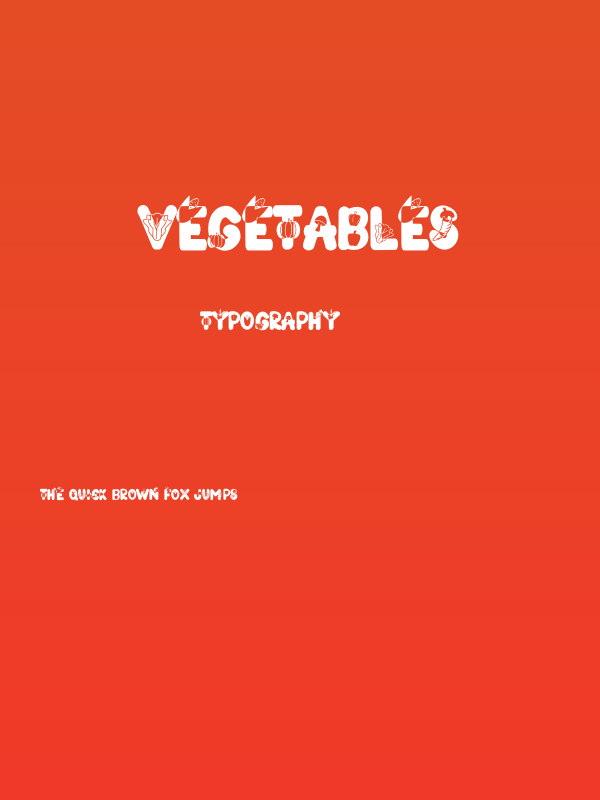 VEGETABLES Poster