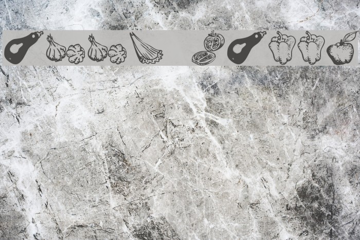VEGGI TERRA Font examples