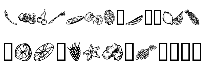 VEGGI TERRA Font LOWERCASE