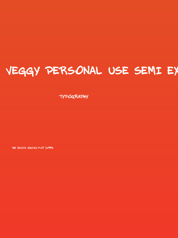VEGgY PERSONAL USE Semi-expanded Medium Poster