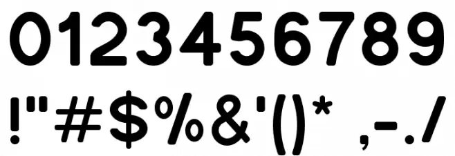 VELLINE Font OTHER CHARS