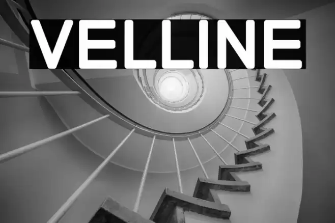 VELLINE Font examples