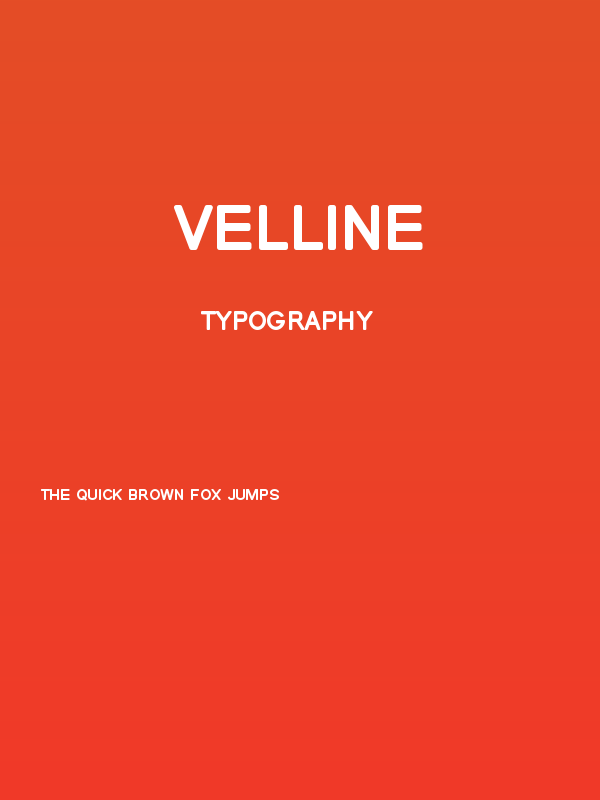 VELLINE Poster