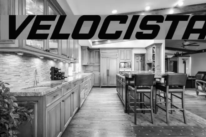 VELOCISTA Font examples