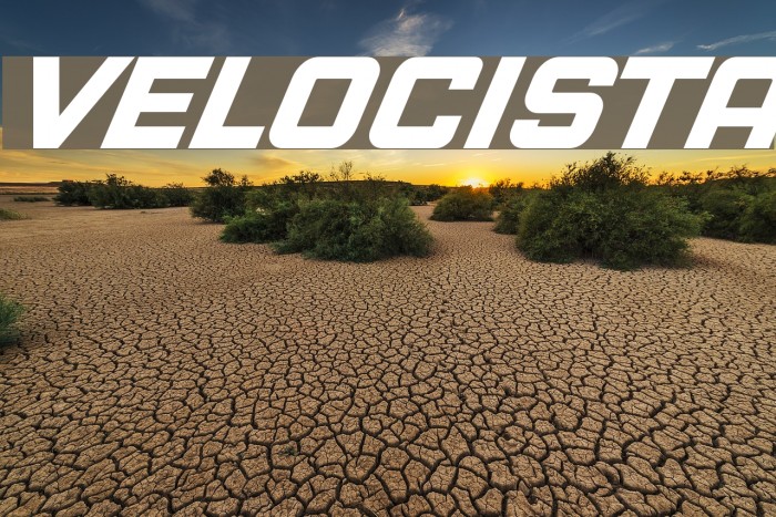 VELOCISTA Font examples