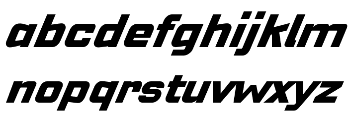 VELOCISTA Font LOWERCASE