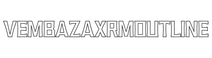 VEMBAZAX RM OUTLINE  les polices de caractères gratuit tlcharger
