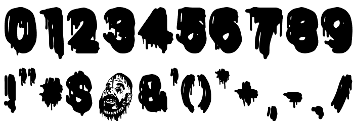 VENGANZA Font OTHER CHARS