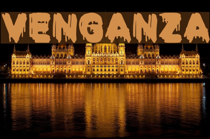 VENGANZA Font examples