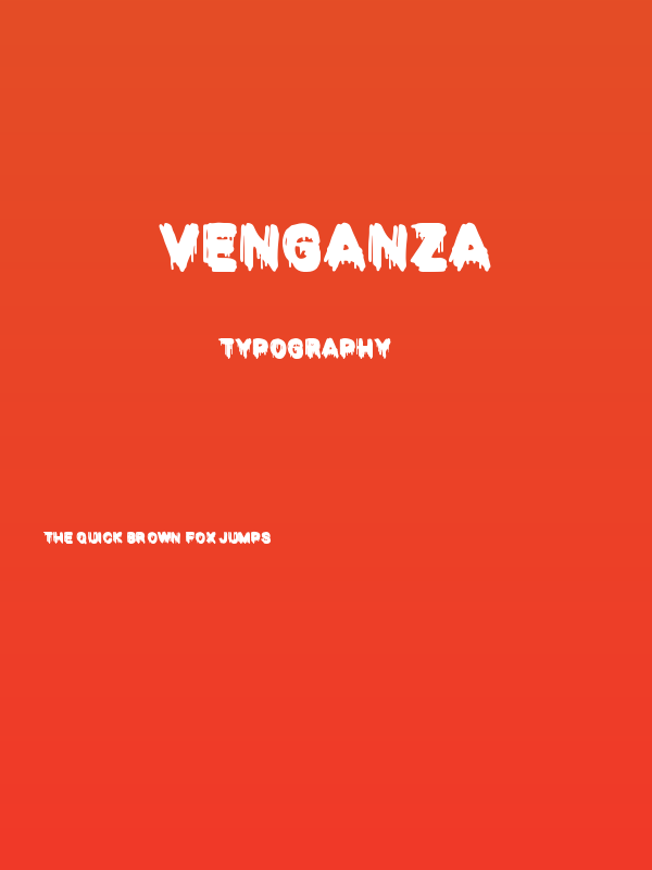 VENGANZA Poster