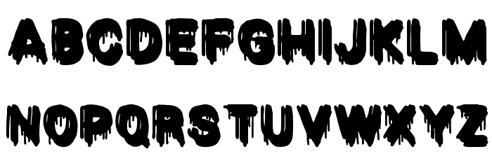 VENGANZA Font LOWERCASE