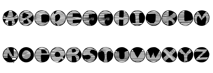 VERTICAL Font LOWERCASE